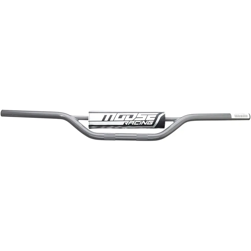 Moose offroad Carbon Steel 7/8" Handlebar - ATV High - Gray
