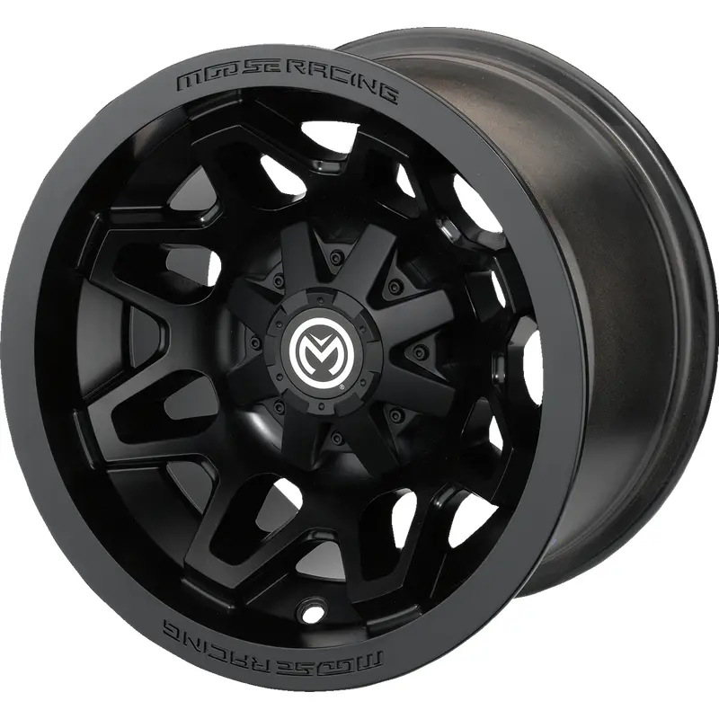 Moose offroad Wheel - 416X - Rear - Black - 12x8 - 4/136 - 4 4 Honda/Kawasaki/Textron/Can-Am