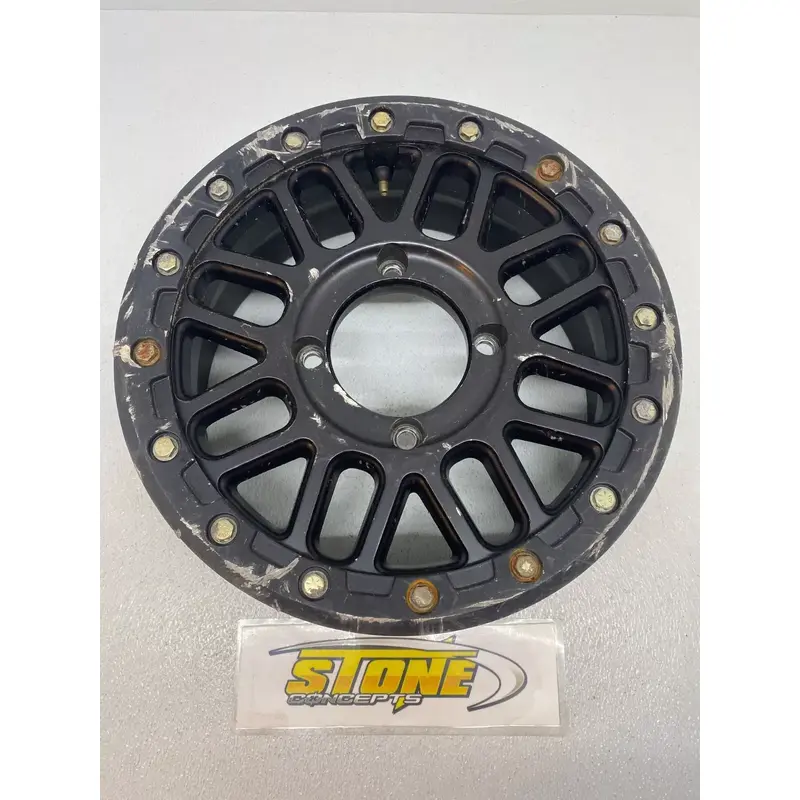Raceline A93 Podium Beadlock 4/137 15x6 5 1 ( 40mm) Black  40MM CAN AM X3 15"