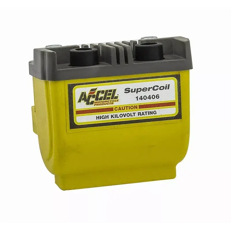 Accel Dual Fire Motorcycle Super Coil 4.7 OHM YELLOW 140406 Harley Davidson NOS