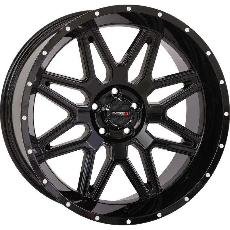 SYSTEM 3 ST7 WHEEL 20X9 5 4 (0MM) 5/4.5 GLOSS BLACK
