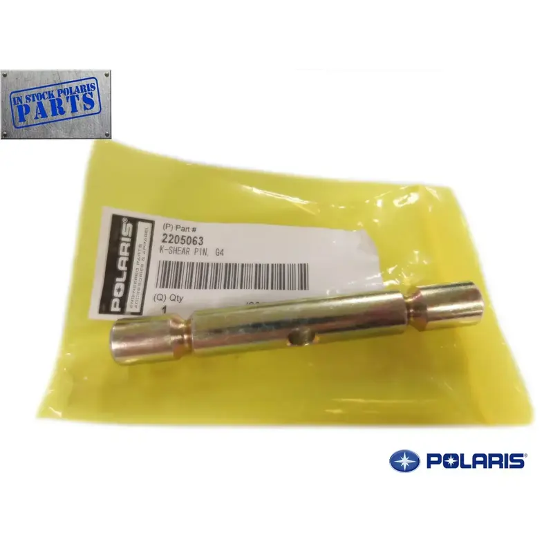 POLARIS REPLACEMENT SHEAR PIN 2205063 NEW GLACIER PRO OEM NEW