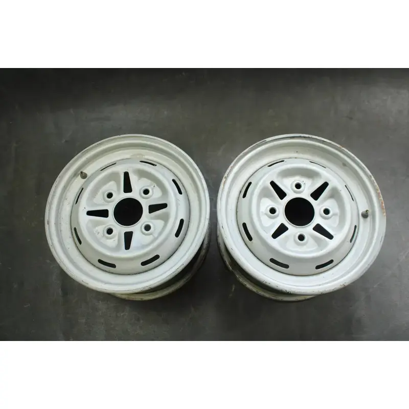 2007 Yamaha Grizzly 400 OEM 12x6 Front Rim Pair  B4472