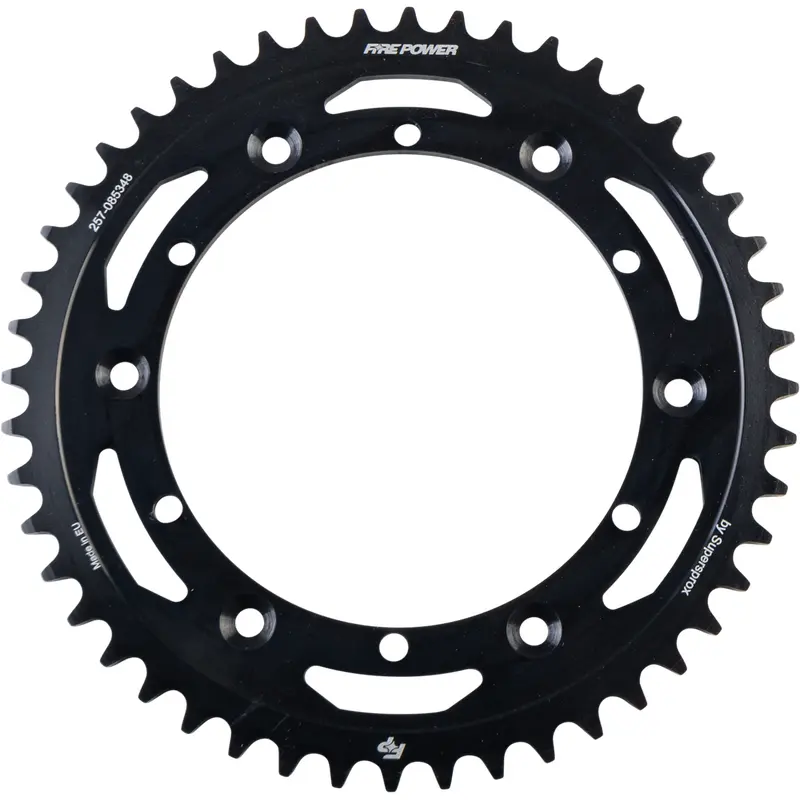 FIRE POWER REAR SPROCKET STEEL 48T BLK