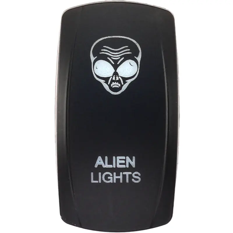 XTC Power Products Dash Switch Rocker Face - Alien Lights