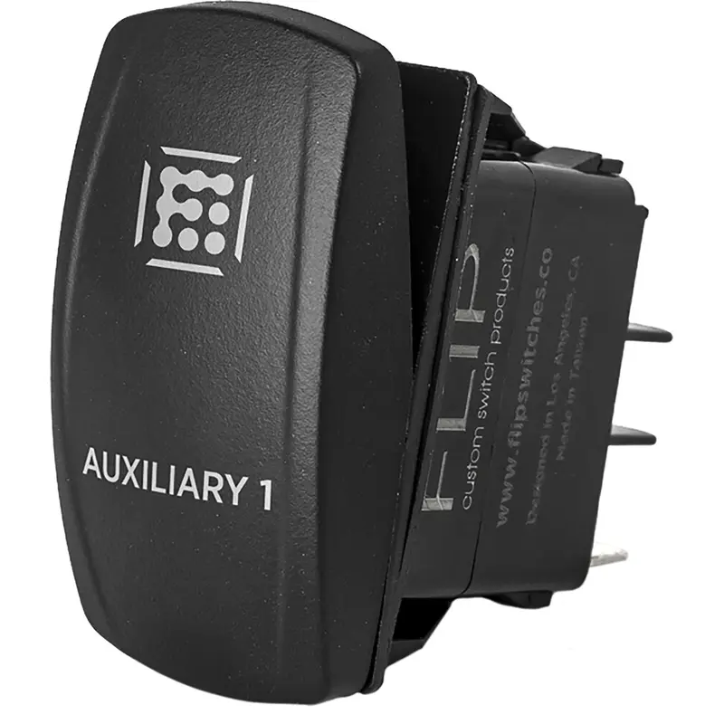 FLIP PROLINE ROCKER SWITCH AUX1 PRO SERIES BACKLIT
