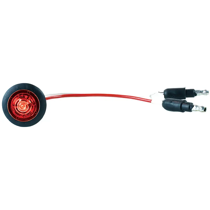 GROTE MICRONOVA ROUND LED RED W/GROMMET