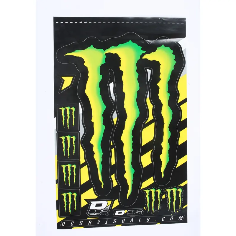 D-COR MONSTER CLAW DECAL SHEET 4 MIL