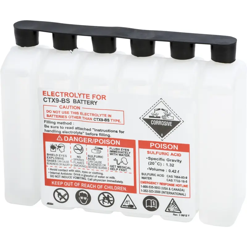 FIRE POWER SEALED BATTERY ELECTROLYTE PACK 420CC