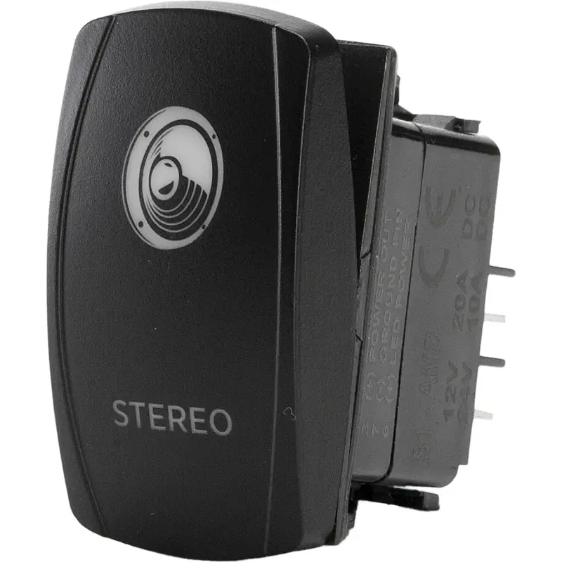 FLIP STEREO ACCESSORY SWITCH PRO SERIES BACKLIT