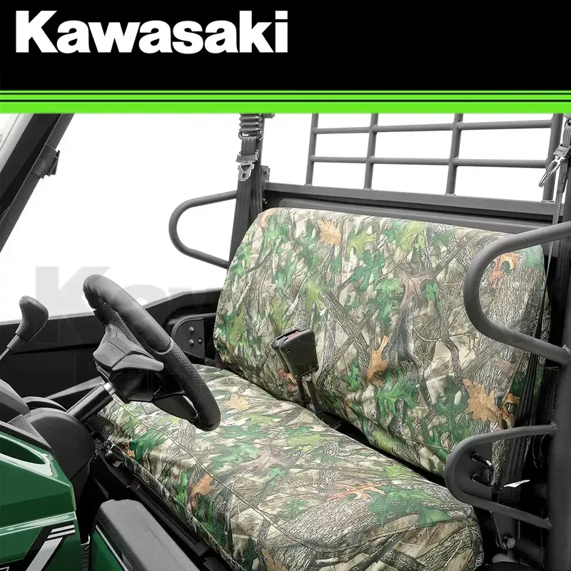 NEW 2019-2026 GENUINE KAWASAKI MULE PRO MX TRUETIMBER HTC GREEN SEAT COVER