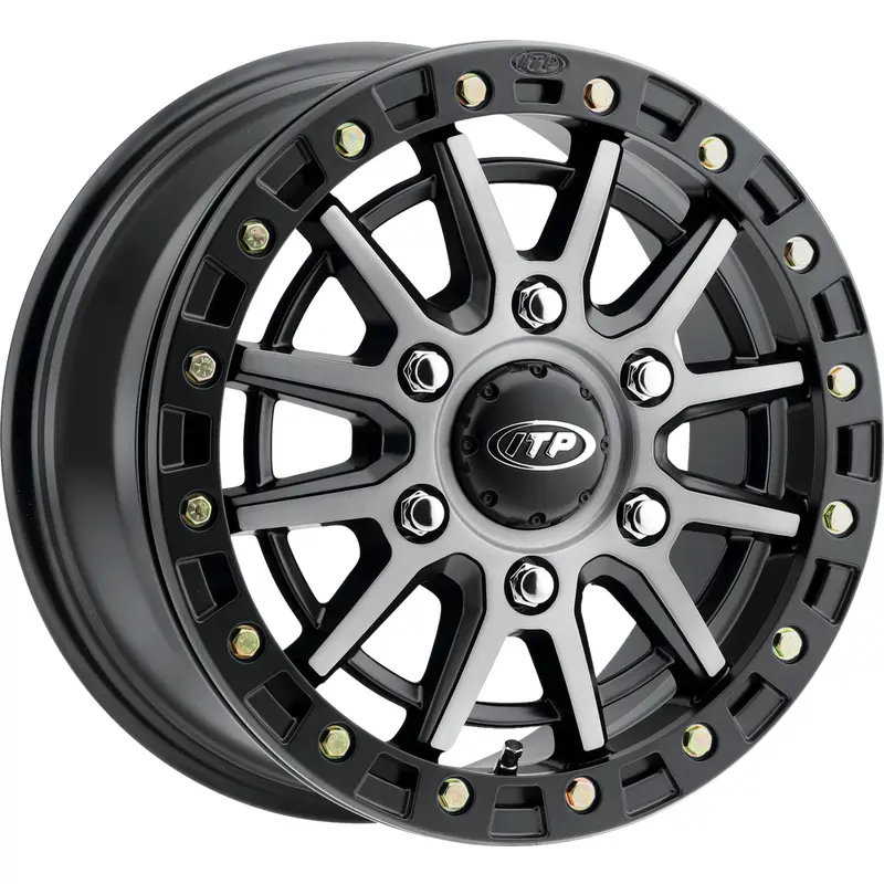ITP SD10 GREY / BLK RING 16X7 6/5.5 6 1