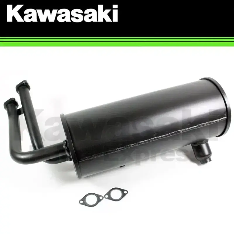 NEW 1994-2000 GENUINE KAWASAKI MULE 2500 2510 2520 MUFFLER & GASKETS KAF620