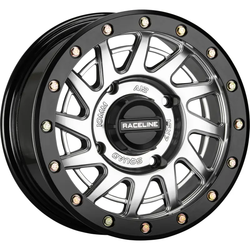 RACELINE SQUAD BDLK WHEEL 15X7 4/137 6 1( 38MM) HYPER SILVER