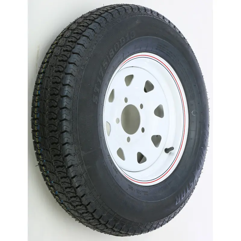 AWC TRAILER TIRE AND WHEEL ASSEMBLY WHITE