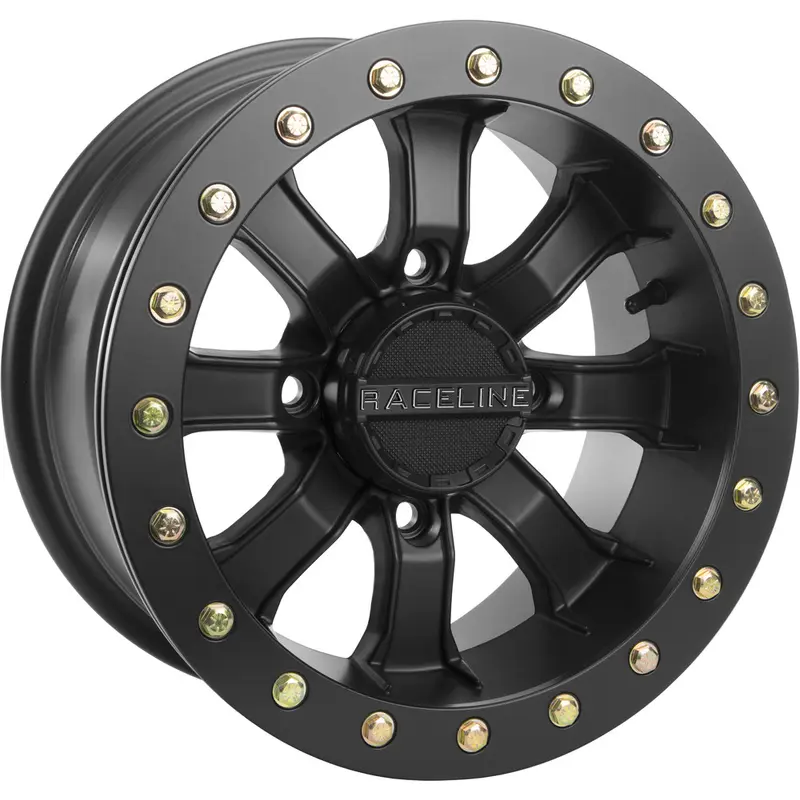 RACELINE MAMBA BDLK WHEEL 14X7 4/156 4 3 ( 5MM) BLACKOUT