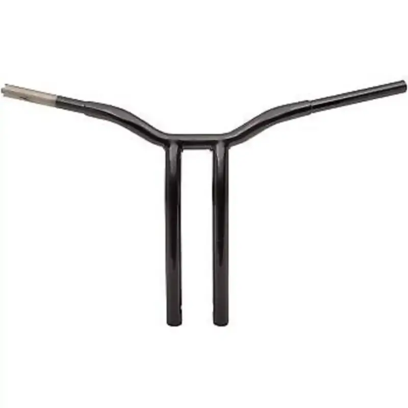 LA CHOPPERS Black 16" Kage Fighter Welded Bent-Riser Handlebars