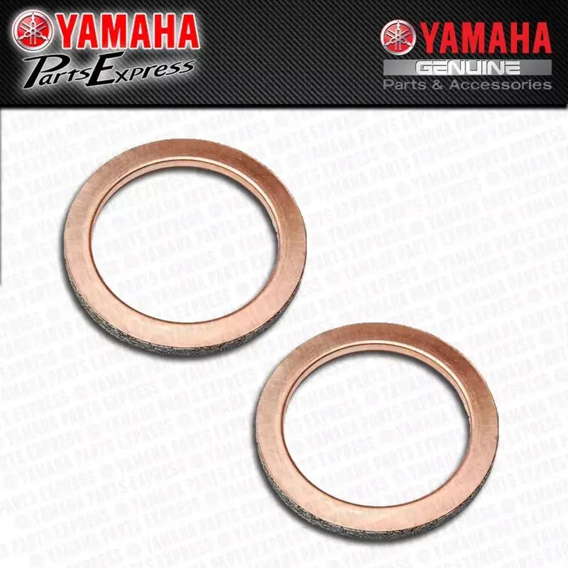 NEW YAMAHA RAPTOR RHINO 660 700 700R OEM EXHAUST GASKETS 2 PACK 3YF-14613-01-00