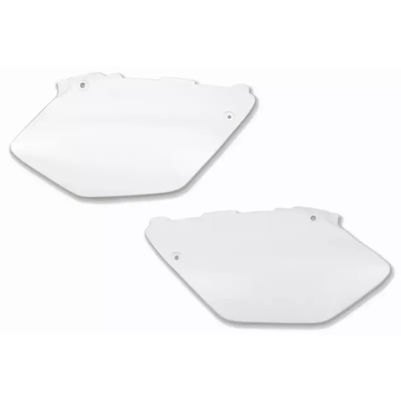 UFO White Side Number Plates for YZ125, YZ250