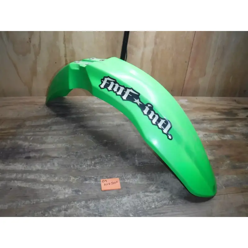2009 Kx450f (M18) Front Fender Plastic Body Green