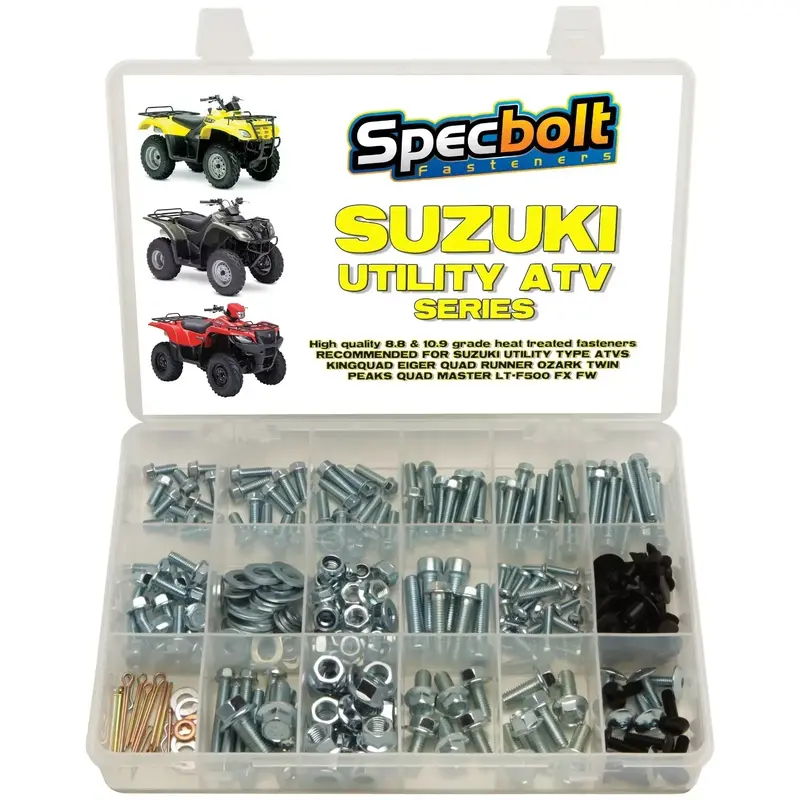 250pc Bolt kit Suzuki ATV King Quad Runner Vinson Ozark Twin Peaks LTF500 4x4