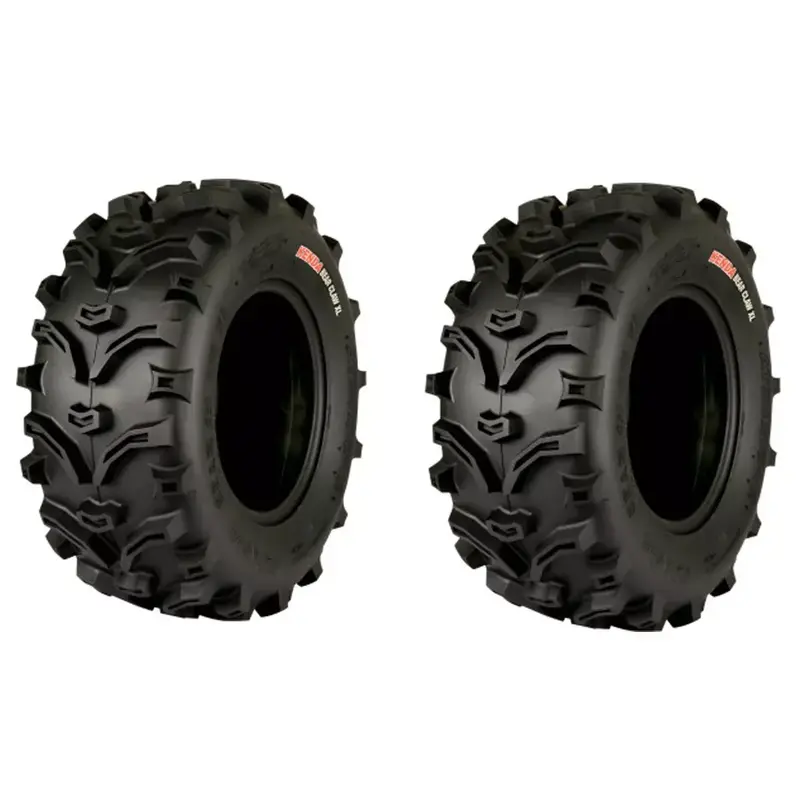 KENDA BEAR CLAW K299A XL REAR ATV TIRE SET OF 2 6 PLY 25x10x12 082991247C1