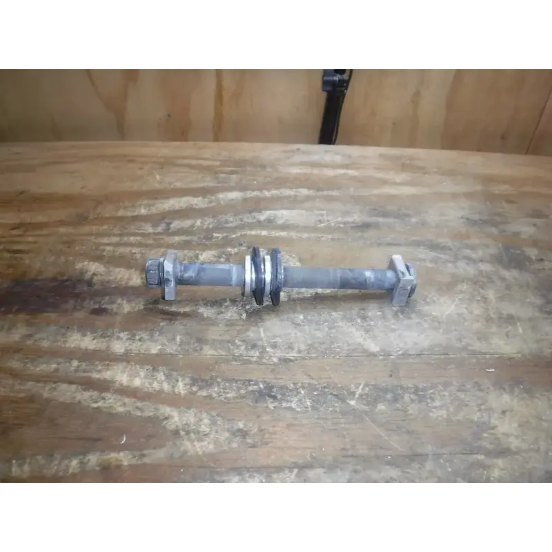 2003 (A) Yz450f Rear Axle Shaft Spacers Adjustment Blocks Bolt Nut