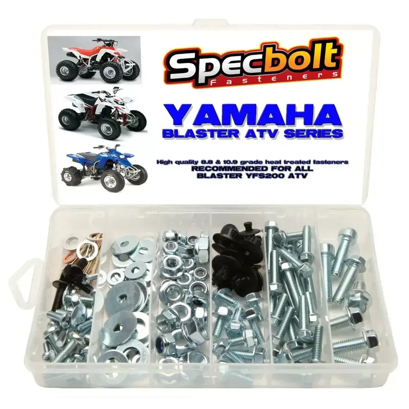 Bolt Kit 120pc Yamaha Blaster YFS 200 ATV QUAD maintenance restoration body etc
