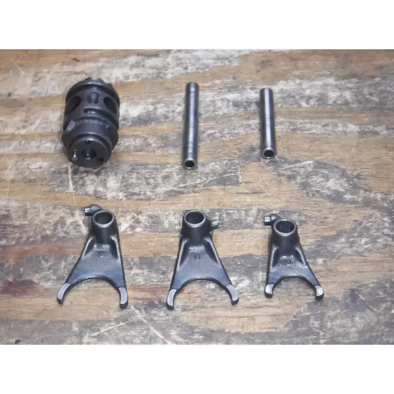 2000 Kx100 Kawasaki Transmission Drum Rod Forks Gear Box Bottom End