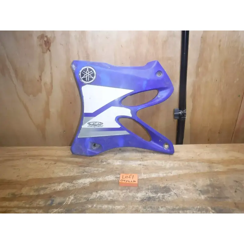 2004 Yz250 (M3) YamahaTank Shroud Fender Plastics Plastic Blue Left Side Body