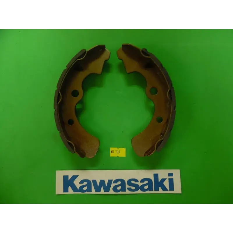 40-709 Emgo KAWASAKI/SUZUKI ATV FRONT BRAKE SHOES 719 NEW GROOVED