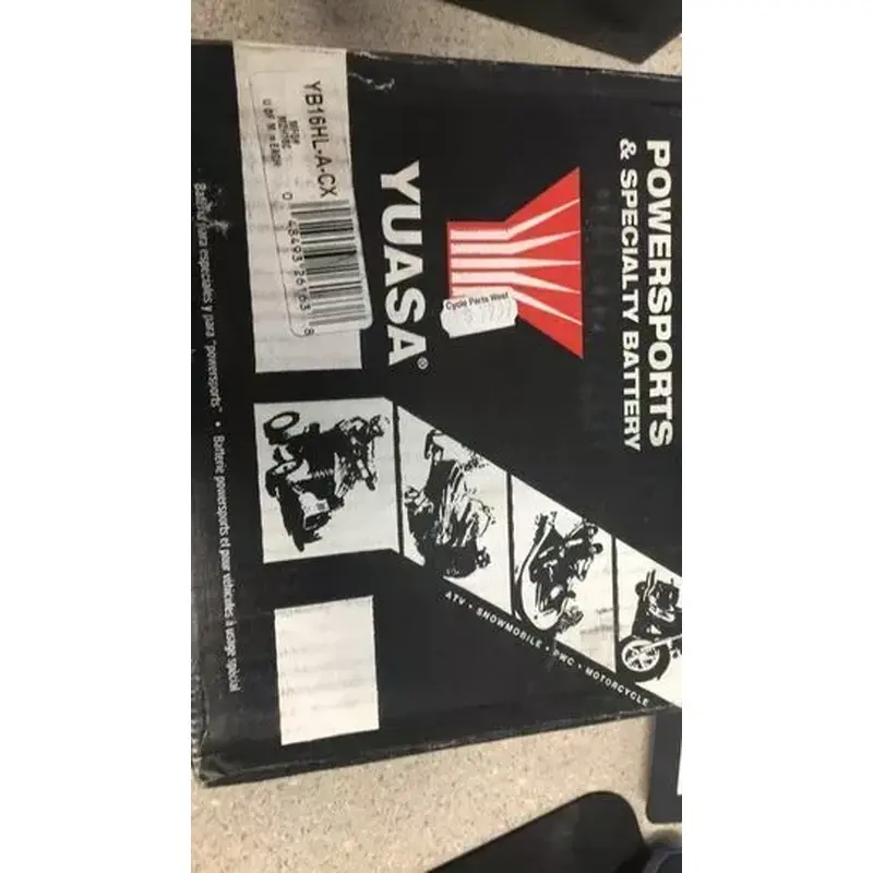 YUASA YUMICRON - YB16HL-A-CX - YUAM2H16C CONVENTIONAL 12-VOLT DRY BATTERY