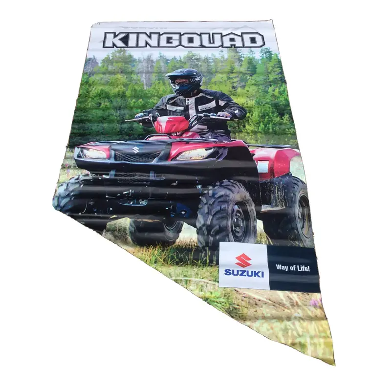 SUZUKI OEM ATV KING QUAD VINYL WALL POSTER FLAG BANNER DEALERSHIP SHOP SIGN