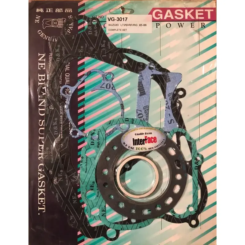 NE BRAND 85-86 SUZUKI LT250RF LT250RG LT 250RF 250RG COMPLETE GASKET SET VG-3017