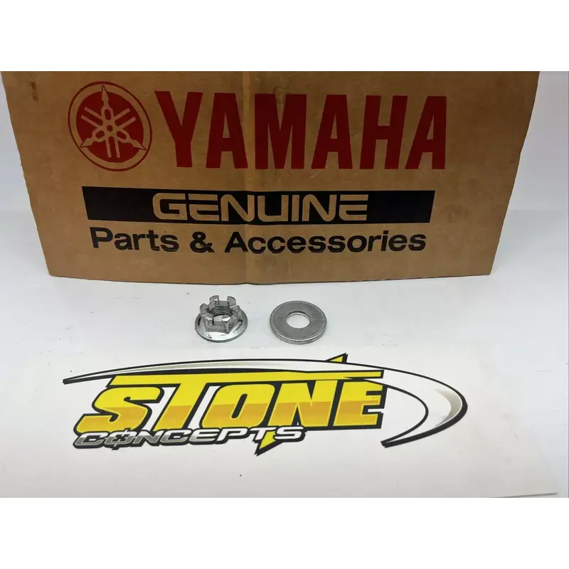 YAMAHA YFZ450R YFZ450 raptor 700 REAR AXLE HUB CASTLE NUT & WASHER 16mmx1.50