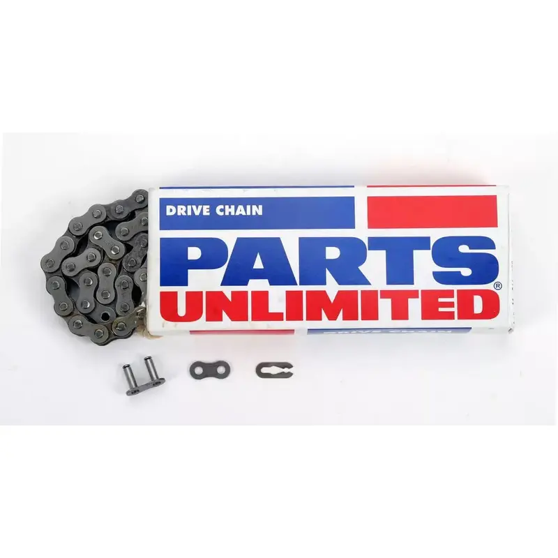 PARTS UNLIMITED 520 Motorcycle Non-Sealed Chain (Natural) 104 Links