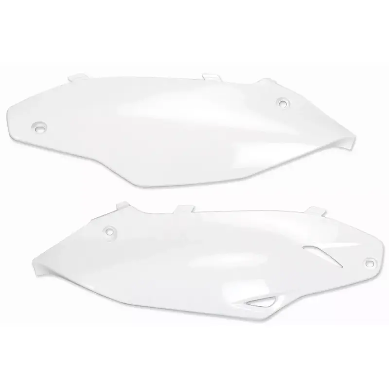 UFO White Side Number Plates for KX250F, KX450F