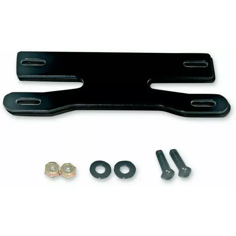 Custom Dynamics Universal Aluminum UTV Black License Plate Holder 2030-1090