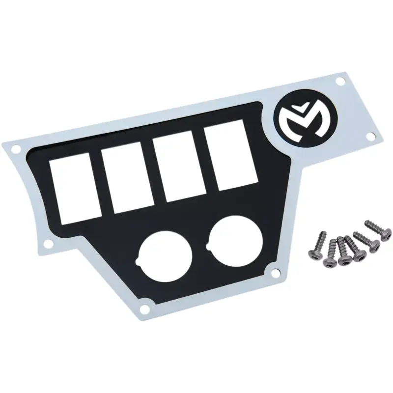 NEW MOOSE RACING 0521-1706 Dash Plates White Polaris RZR 900 2015-19