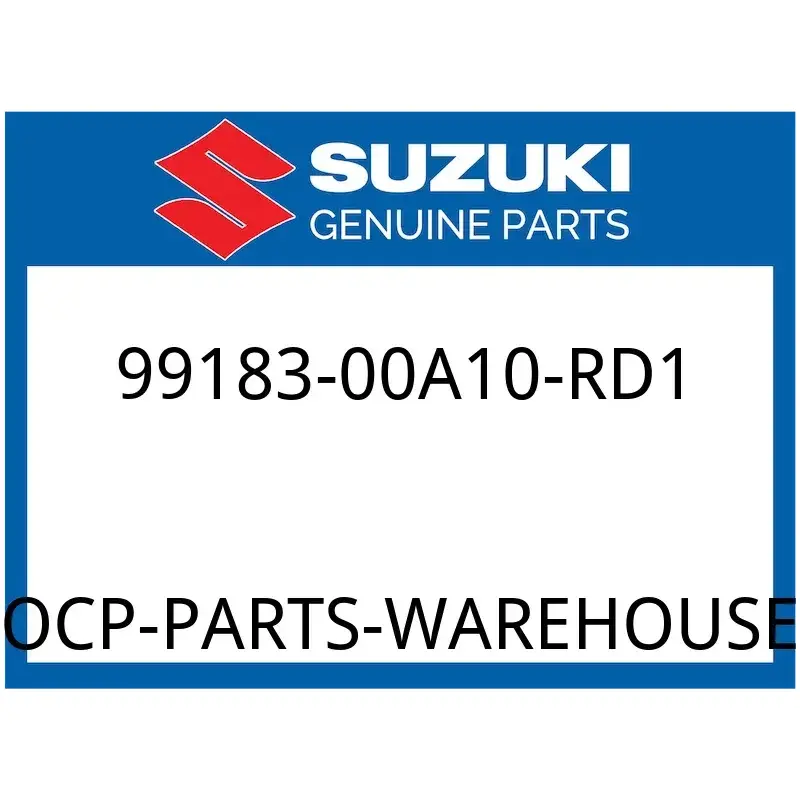 Suzuki OEM Part 99183-00A10-RD1 RIM DECALS, RED