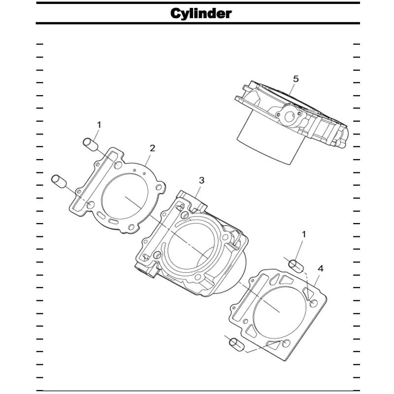 HiSUN - Gasket Cylinder Head - P0100001207A0100