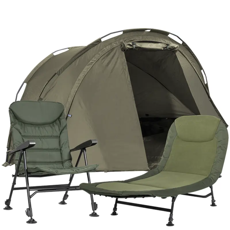 Sealey | Dellonda Two-Person Bivvy Tent, Reclining Chair & Bedchair Set - DL143