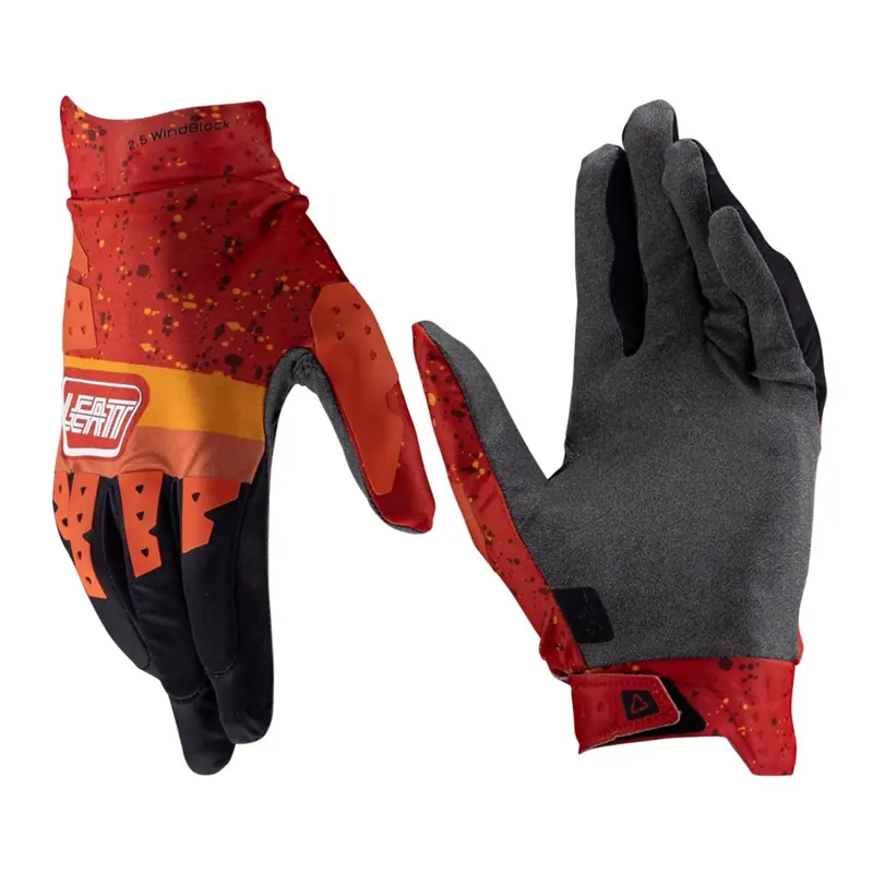 Leatt 2.5 WindBlock Glove - Burn (M/EU8/US9)