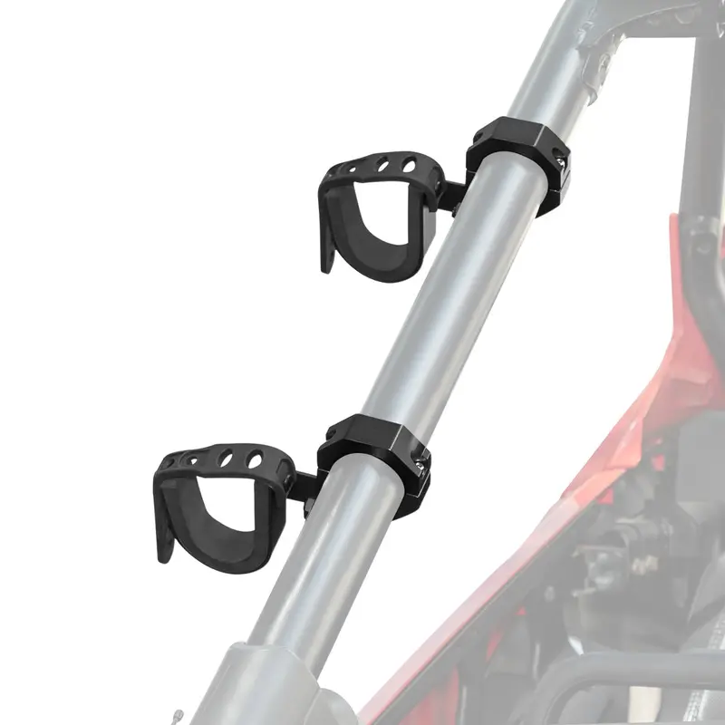 UTV Shotgun Holder Fit 1.75 2 Roll Bars Ski Rack Bow Rack (2 pieces)