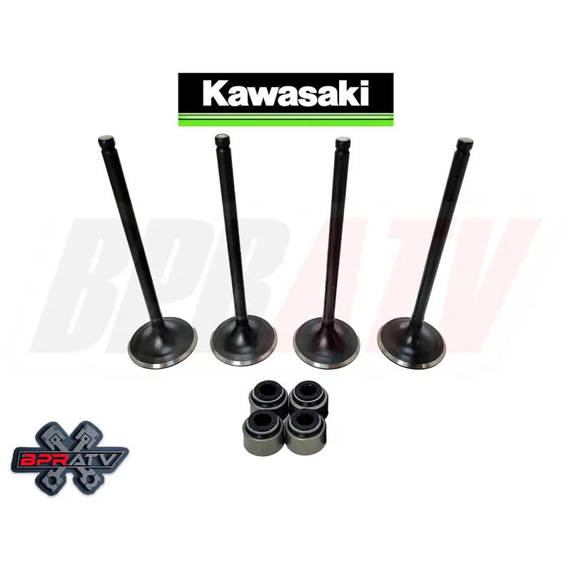 05-13 Kawasaki Brute Force 650KVF 650 INTAKE Valves Stem Seals Fix Repair Kit