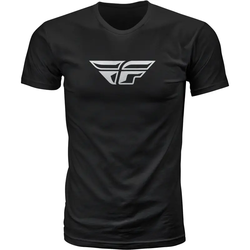Fly F Wing Tee Black Sm