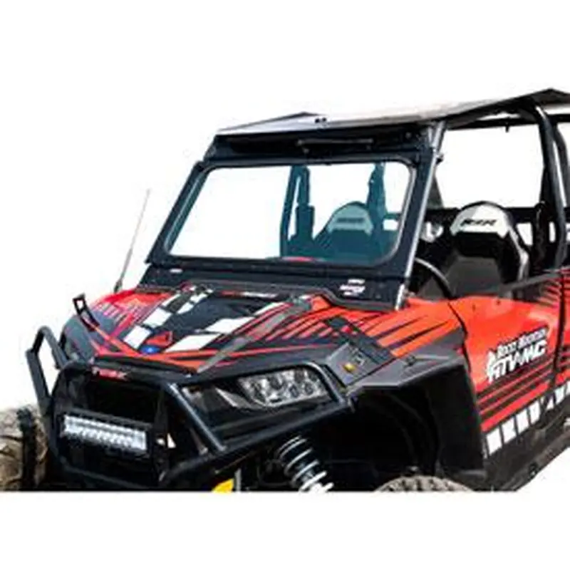Polaris RZR UTV Folding Glass Windshield with Windshield Wiper (2014+)