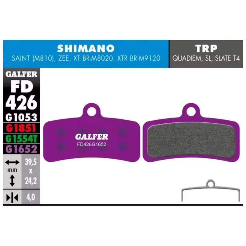 Galfer Brake Pads Front/Rear Rawrr Surron and Talaria | BFD426G1652