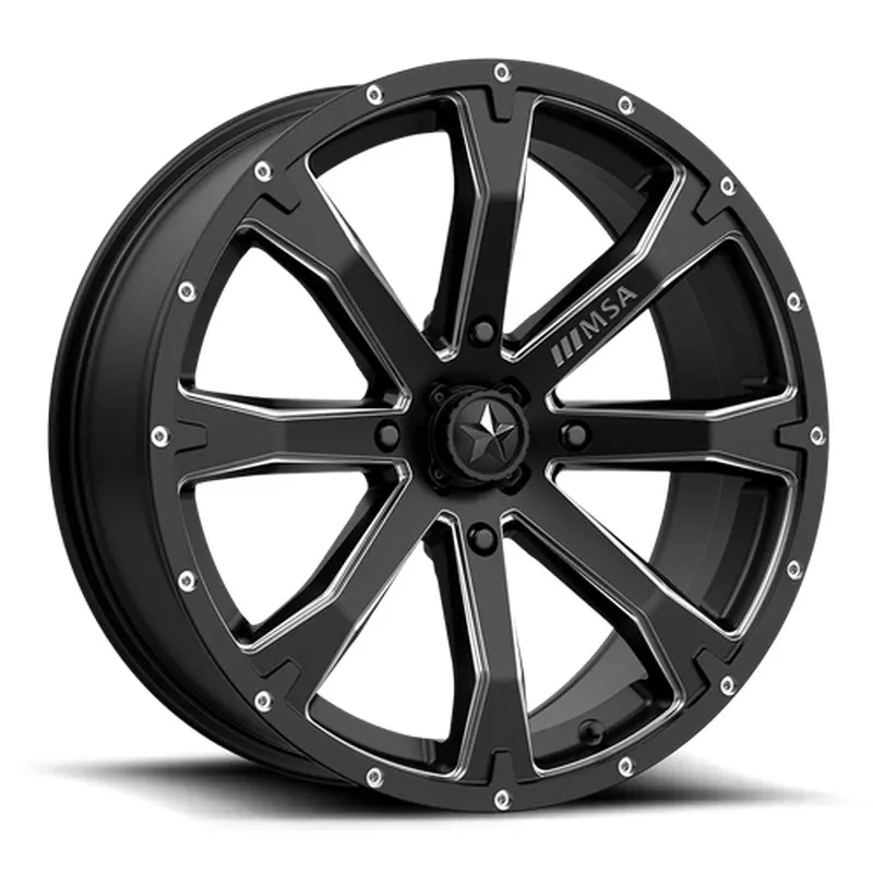 M42 15X7 4X110 S-BLK MILL 10MM