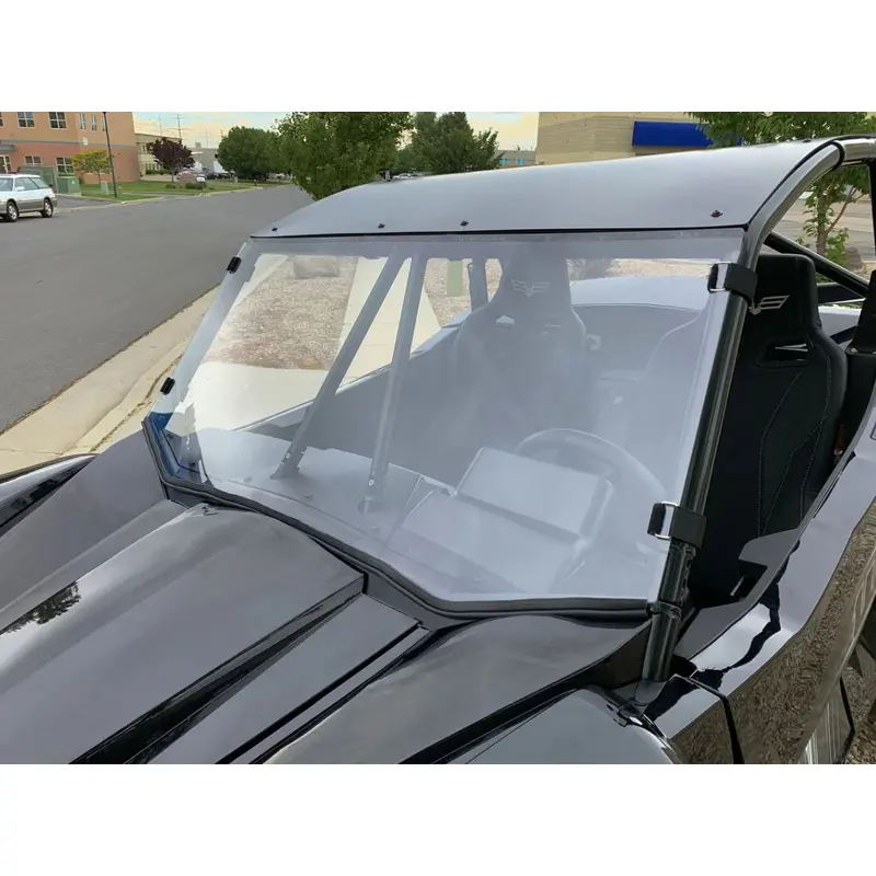 Wildcat XX Full Polycarbonate Windshield with Quick Straps By UTVZILLA